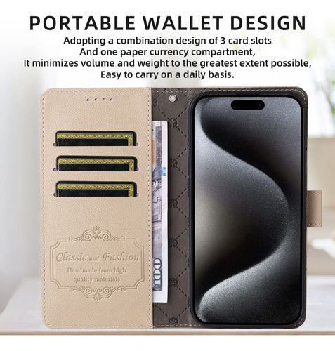 Funda De Piel Tipo Cartera Para Samsung Galaxy S25 S24 S23 S21fe S20f