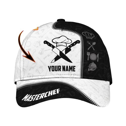 Gorra Béisbol Master Chef Personalizada Ajustable 3d