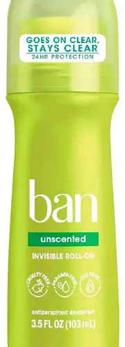 Ban Desodorante Anti Transpirante Roll On Unscented 103ml 3c