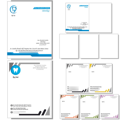 Talonarios Récipes Médicos Full C/ Carta Plantillas Diseño