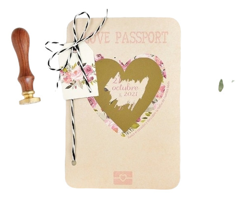 Tarjetas Invitación Love Pasaporte Raspa Gana Viajes Por