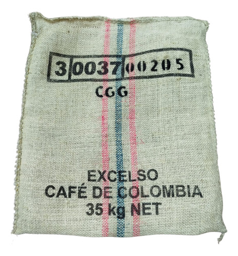 Bolsa De Arpillera Yute Café Colombia Caqui Yute
