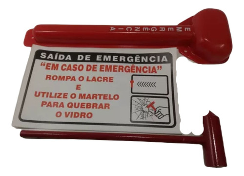 Kit Capa + Martelo + Aviso De Emergência Van E Micro Ônibus