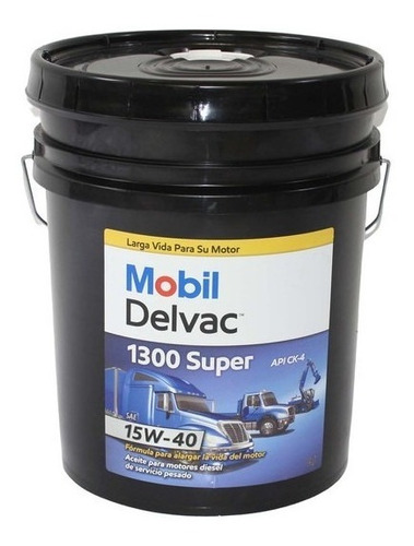 Aceite Mobil Delvac 1300 Super 15w40 Balde 19 Litros