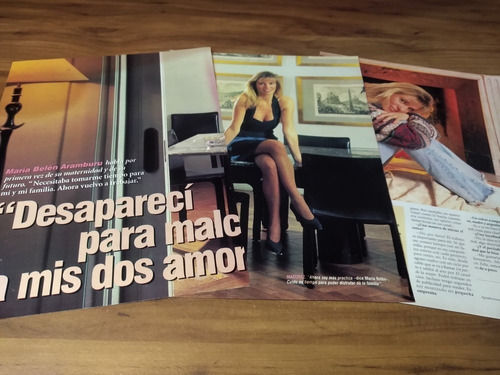 (z572) Maria Belen Aramburu * Clippings Revista 3 Pgs * 1995