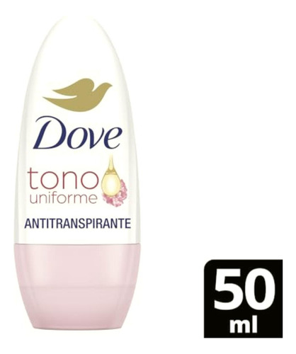 Desodorante Dove Tono Uniforme Rosas Antitranspirante En