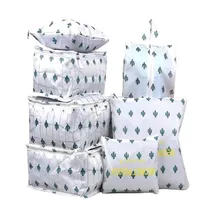 Comprar Organizador Embalaje Maleta De Viaje , 7 Piezas-blanco