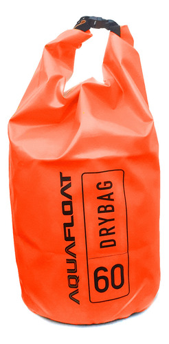 Bolso Estanco Impermeable Aquafloat Naranja 60 Lts