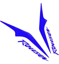 Comprar Calcos Guardabarros Bajaj Rouser Ns200 Ns160 Ns 200 Azul