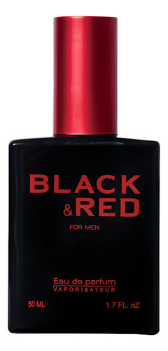 Perfume Black & Red For Men Eau De Parfum Masculino Millanel Volumen De La Unidad 50 Ml