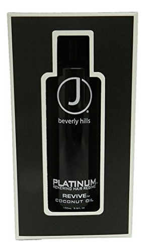 J Beverly Hills Platinum Revive Aceite De Coco 3.4 Onzas.