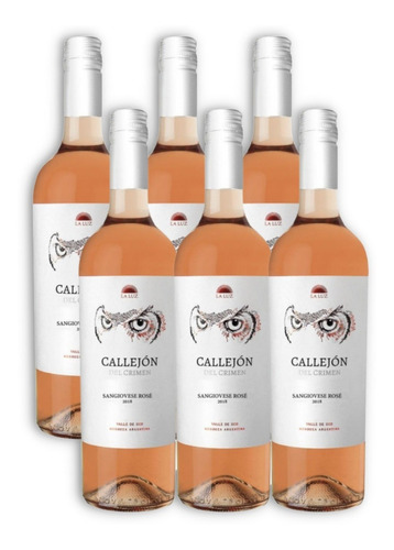 Callejón Del Crimen Vino Rosé Sangiovese X6u 750ml Mendoza