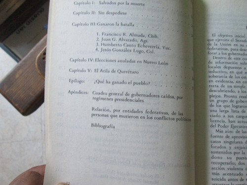 ¡cayeron! 67 Gobernadores Derrocados (1929-1979), Carlos M. (Usado)