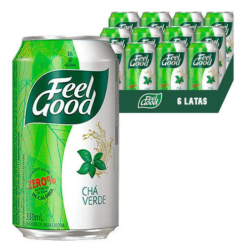 Chá Verde Feel Good 330ml (12 Latas)