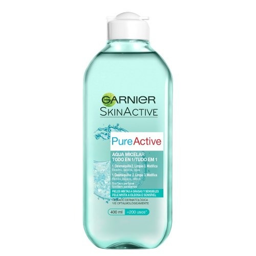 Agua Micelar Garnier Pure Active X 400 Ml