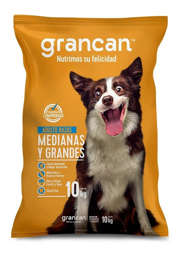 Croqueta Grancan Adulto Para Razas Medianas Y Grandes 10 Kg