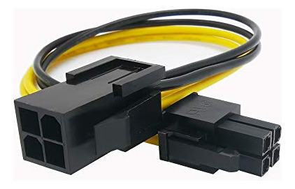 Cable De Extensión Cpu 4 Pin P4 Para Pc (8puLG, 18awg)