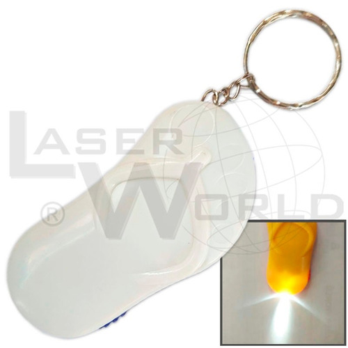 Pack 12 Llaveros Linterna Luz Led Destapador Ojota Souvenirs