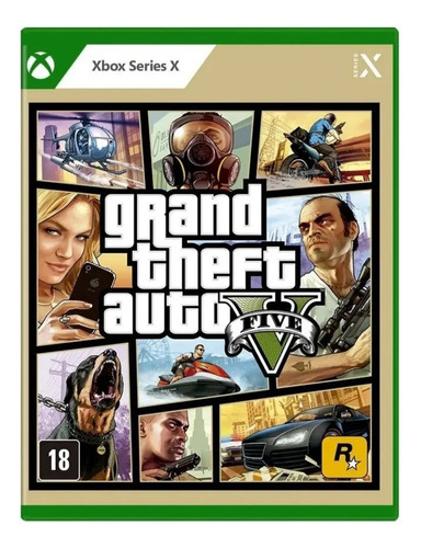 Juego Grand Theft Auto V Gta 5 Xbox Series X Medios físicos