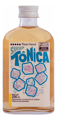 Xarope De Tônica Frasco 200ml Flavor House