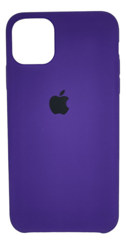 Funda Silicone Case Para iPhone 11 Pro Max Color Violeta