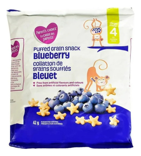 Parent's Choice Cereal Etapa 4 Blueberry 42 G