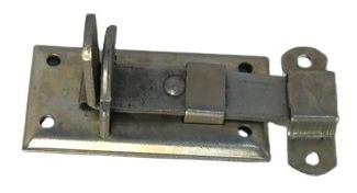 Imagen 2 de 3 de Pasador Porta Candado Metal 3´´ Con Oreja
