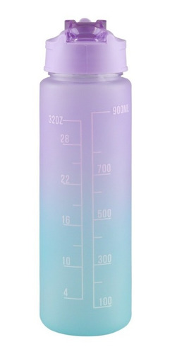 Imagen 8 de 10 de Botella De Agua Motivacional 800ml Termo Cilindro Vaso