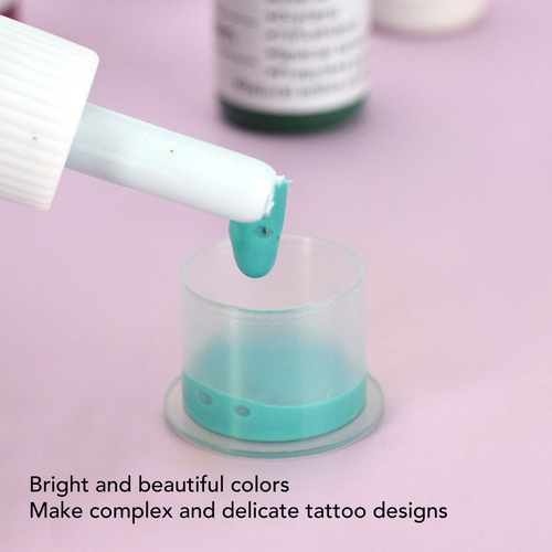 Kit Tintas Profesional Para Tatuar Tatuajes 5ml 10 Colores