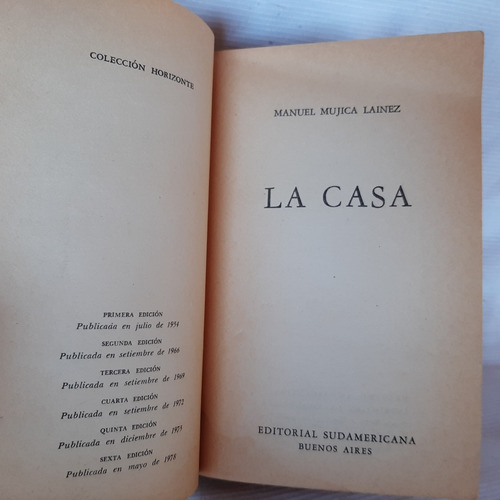 Imagen 5 de 8 de La Casa Manuel Mujica Lainez Autografiado