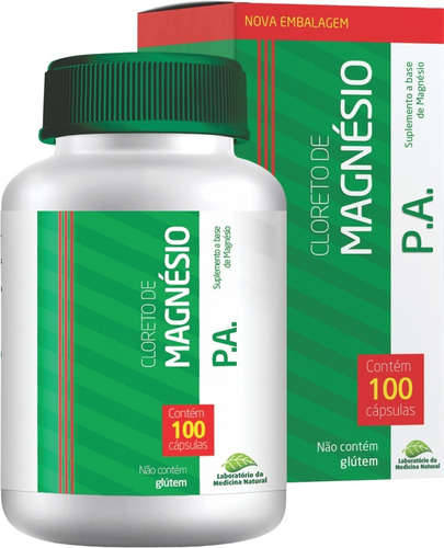 Kit 24 Cloreto De Magnésio Pa 100cps 500mg Medinal - Atacado