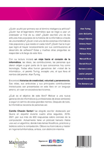 Imagen 2 de 2 de Libro Mentes Geniales La Vida De 12 Grandes Informáticos