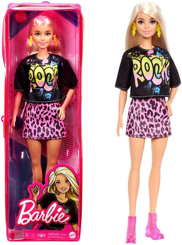 Barbie Fashionistas 155 Loira 2021 Lançamento Pronta Entrega