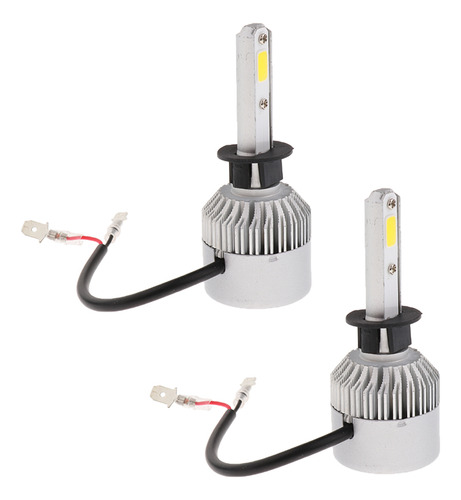 2pcs Led Lámpara De Faro 6000k Bombilla Conversión 72w