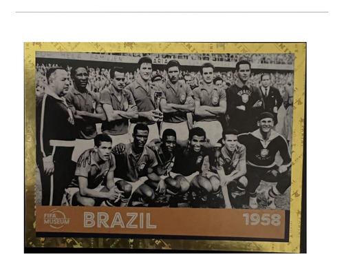 Figurita Fwc 21 Brasil 1958 Qatar 2022 Original Panini