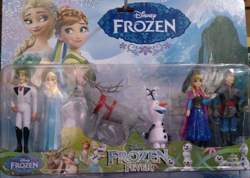 Set X 6 Muñecos De Frozen Para Coleccionar Y Decorar Tortas!