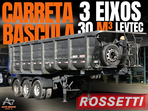 Carreta Caçamba Rossetti Levtec 30m3 Ñ É Facchini Librelato