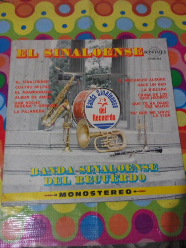 Banda Sinaloense Del Recuerdo Lp El Sinaloense 1979 Rp