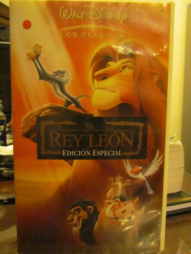 Pelicula El Rey Leon Edicion Especial Vhs (Usado)