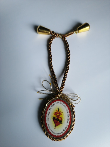 Medallon Virgen Del Carmen Detente Resina Regalo
