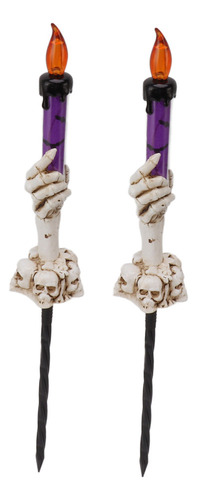 Estacas For Velas De Halloween, 2 Unidades, Cálidas, 120 Ma