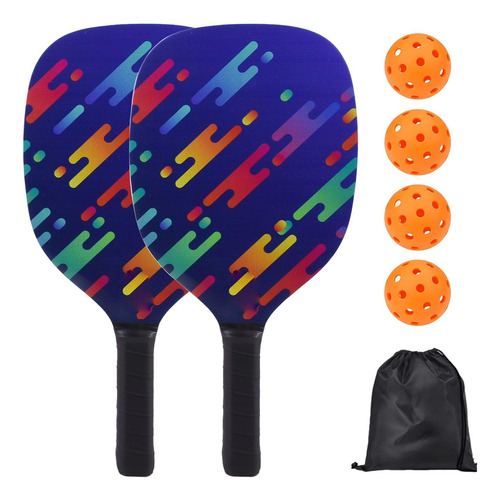Pickleball Paddles Set De 2 2 Raquetas Con Comfort Grip 4
