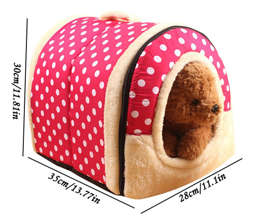 Casa Y Sofá 2 En 1 Para Cama De Perro, Gato, Cachorro, Conej