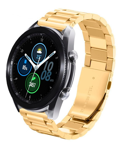 Correa De Eslabones Premium Para Galaxy Watch 3 45mm