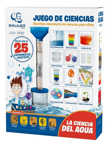 Galileo Italy Juego de ciencias La ciencia del agua