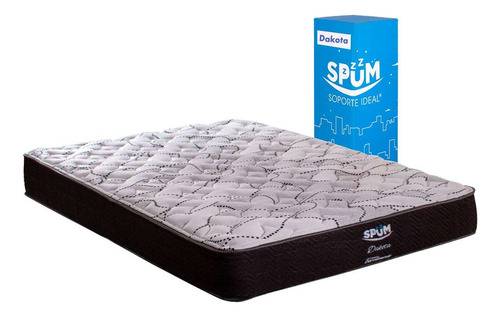 Colchón En Caja Dormimundo Dakota Individual 28 Cm Medio Color Marrón oscuro