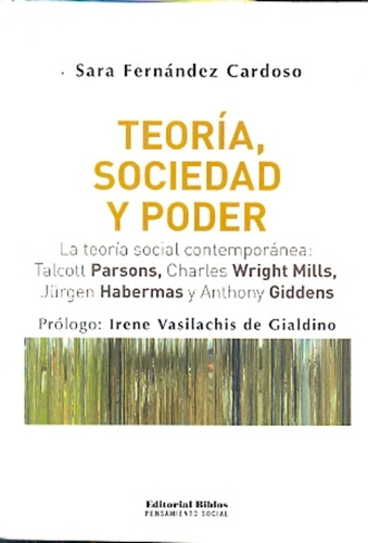 Teoría, Sociedad Y Poder - Fernández Cardoso, Sara