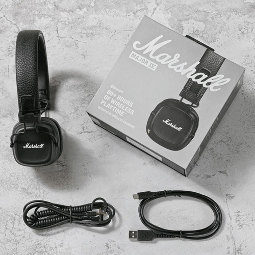 Audífonos inalámbricos Marshall Bluetooth Major IV negro