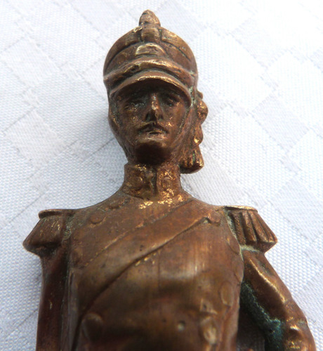 Monijor62-antiguo Coleccion Figura Bronce Granadero 13 Cmts (Usado)