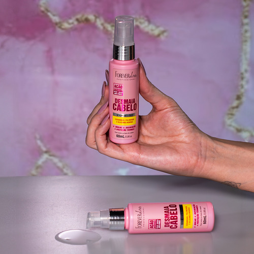 Kit Leave-in E Sérum Desmaia Cabelo Forever Liss